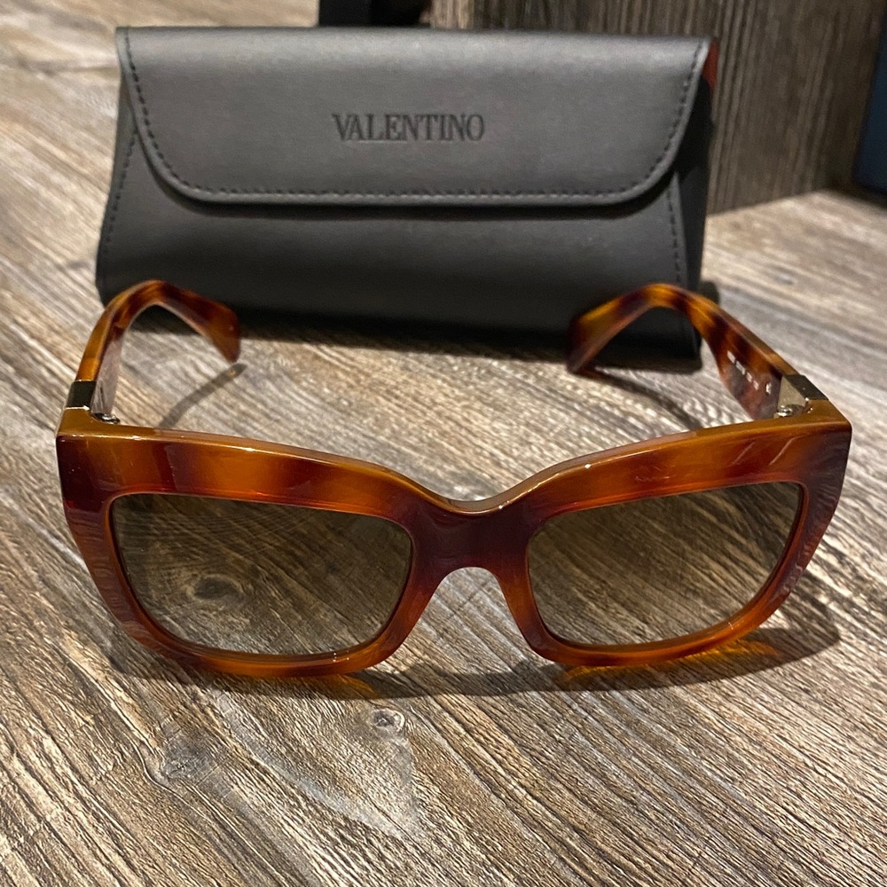 Valentino Tortoise Shell Sunglasses